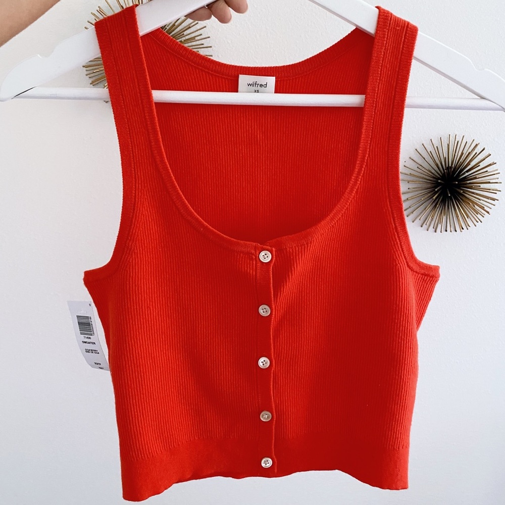 ✨NEW✨ Wilfred Red Cropped Tank